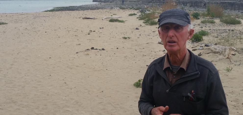 Jim Caldwell successfully lobbied the council late last year for the gates to access the beach remain unlocked. Photo: Hamish MacLean