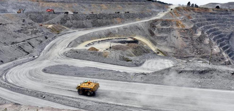 Macraes mine in east Otago has been the mainstay of operations for decades. Photo: Peter McIntosh