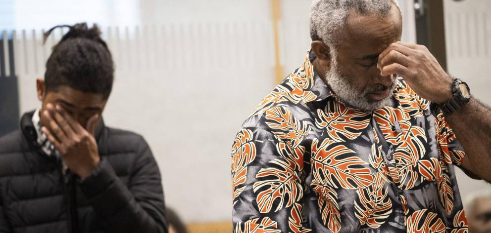 Grieving husband Nemani Tunidau gives his emotional victim impact statement at the sentencing of...