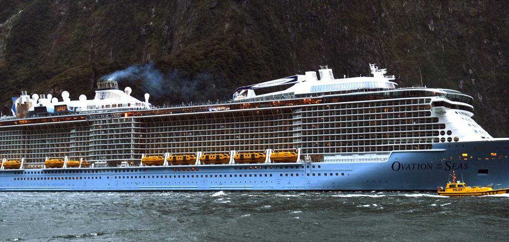 The ship is the fourth biggest in the world and can carry up to 4905 passengers and 1500 crew....