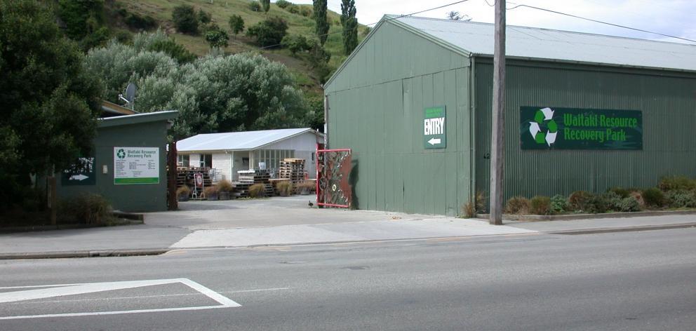 The Waitaki Resource Recovery Park. Photo: ODT