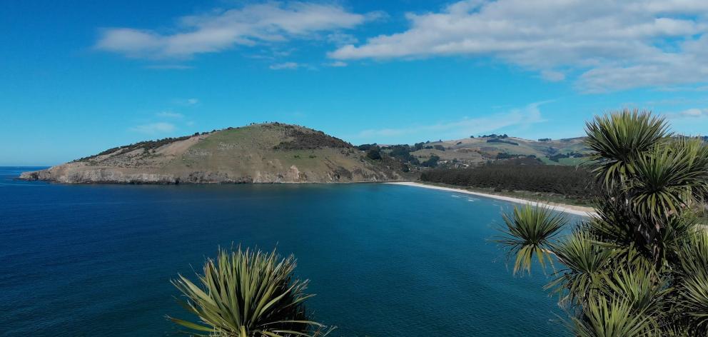 Looking east along Pūrākaunui beach from Māpoutahi. PHOTO: LUKE CHAPMAN