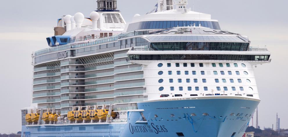 The attack allegedly took place on mega ship Ovation of the Seas. Photo: ODT files