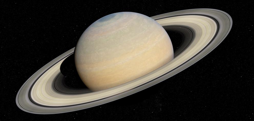 Saturn will be eclipsed by the moon. Photo: Getty Images 