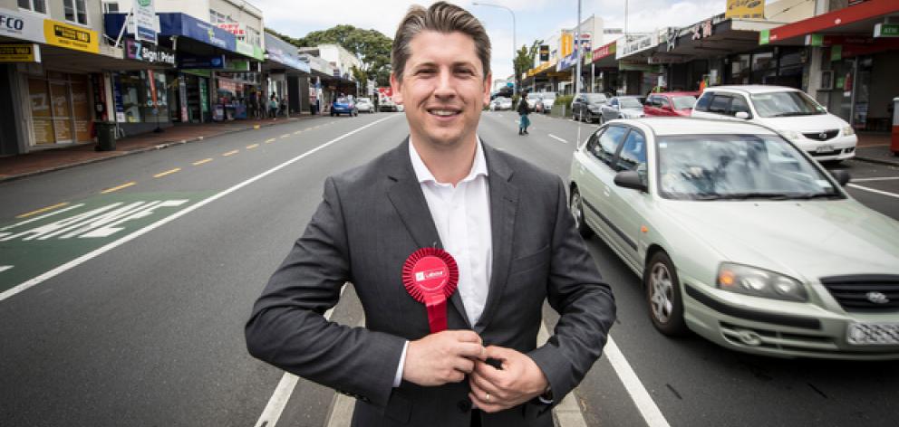 Michael Wood said he didn't expect such a big win. Photo: NZ Herald