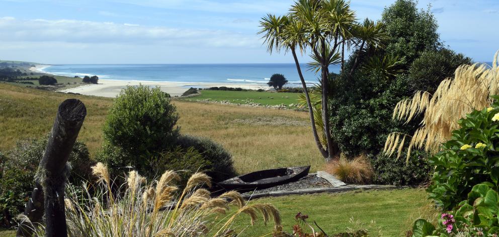 The view from the front lawn.