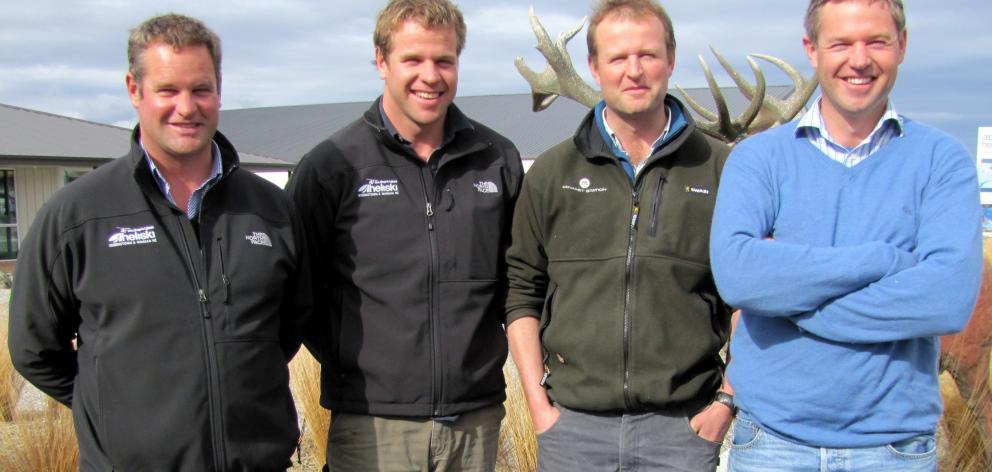 The Wallis brothers (from left) Toby, Nick, Matt and Jonathan in 2015. Photo: Mark Price