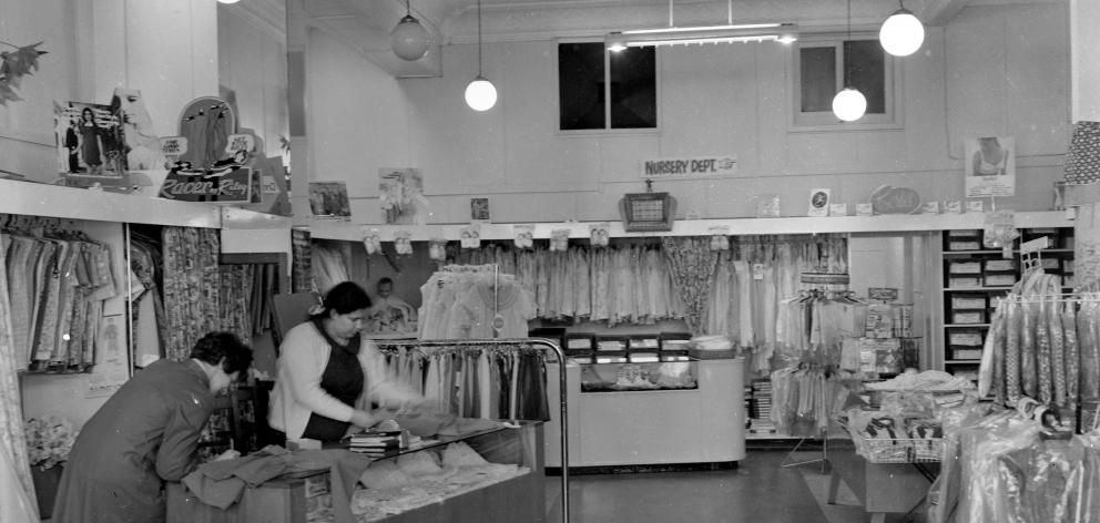 The interior of the Wolfenden and Russell work space, about 1970. PHOTO: EVENING STAR