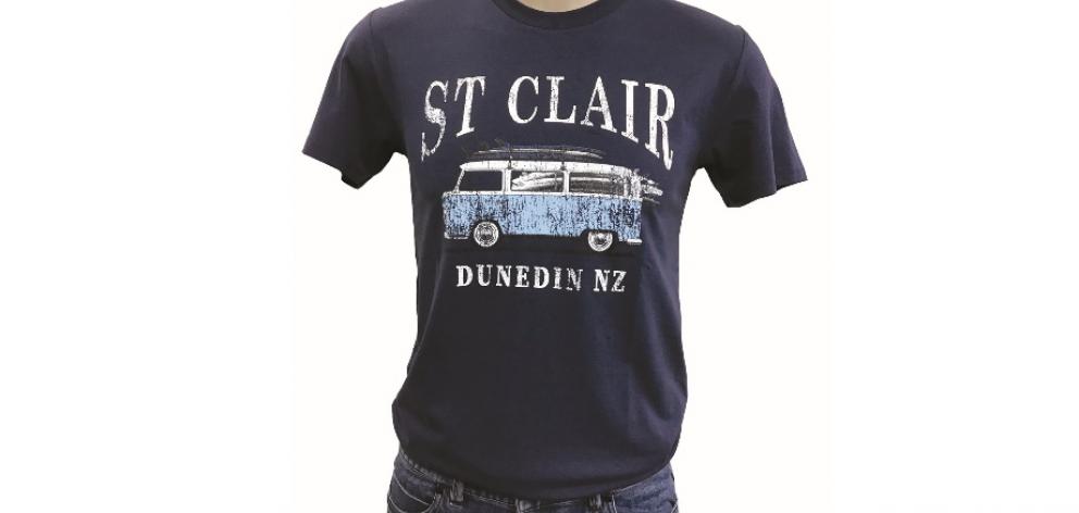 LOCAL BEACH TEES. Popular Xmas gifts NZ and worldwide. St Kilda, Allans, St Clair, Brighton...