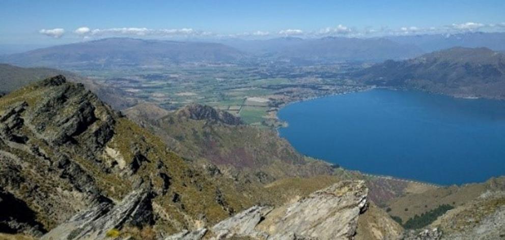 South to Lake Hawea.