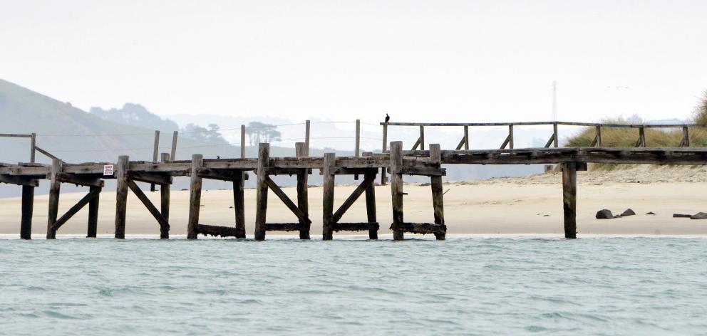 The Aramoana wharf. Photo: Stephen Jaquiery