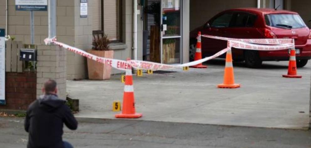 A man is in a critical condition after a reported stabbing at a central Christchurch motel. Photo...