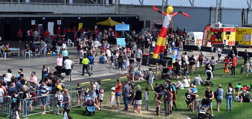 The crowd at Christmas in the Stadium, Forsyth Barr Stadium. Photos: Linda Robertson 
