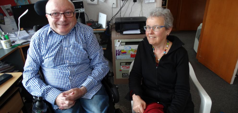 Dunedin disability advocates Chris Ford  and Margy-Jean Malcolm are looking forward to fostering...