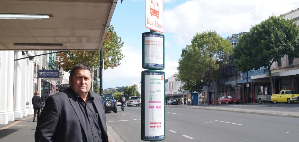  Otago Regional Council support services manager Gerard Collings has several projects ahead this year for the city’s bus system. PHOTO: GRETA YEOMAN