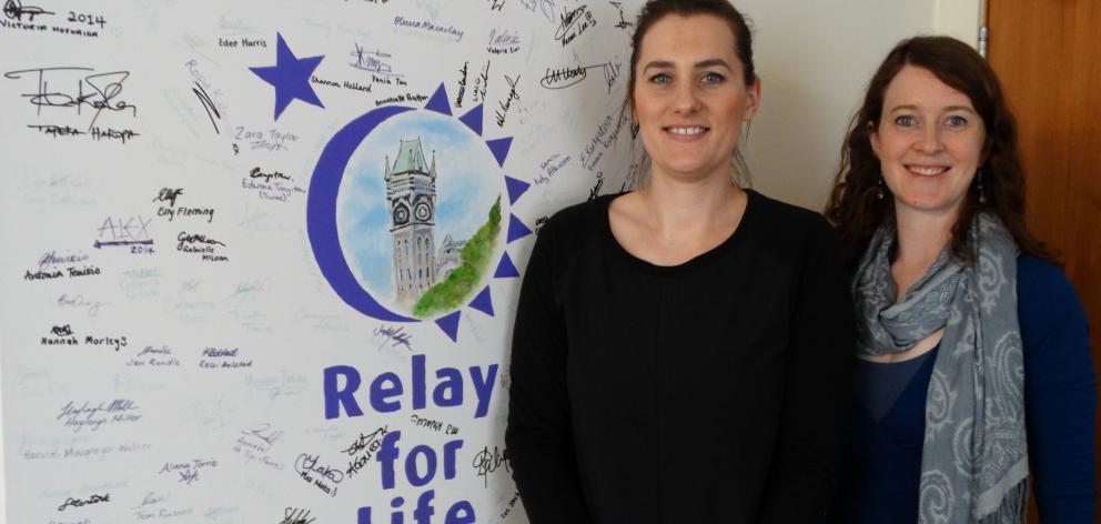 Cancer Society Otago-Southland community relations and events manager Nicole Carvell (left) and chief executive Rachael Hart see new opportunities in the need to hold the 2018 Relay for Life at a new venue — the Caledonian Ground at Logan Park. PHOT