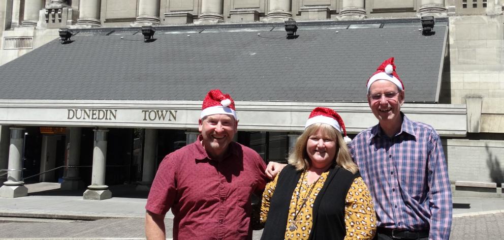 The Dunedin Community Christmas Dinner is organised by (from left) Grant and Ann Hardy, of the...