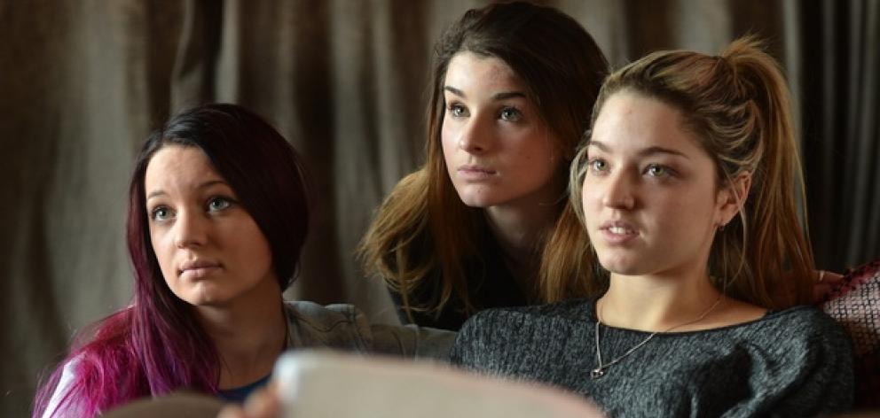 Makayla Spiers, Annalise Cooper and Tae Flavell have been subjected to online abuse. Photo:...