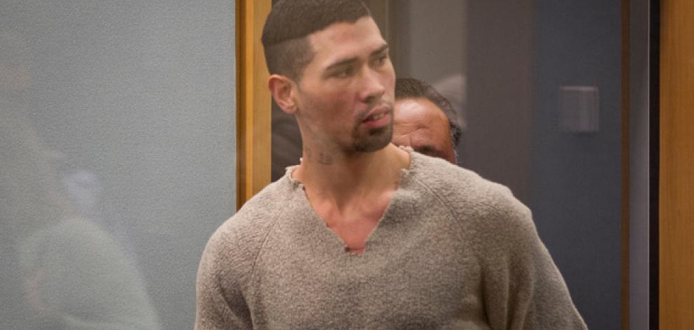 Tony Robertson in court during his trial for the murder and rape of Blessie Gotingco.
