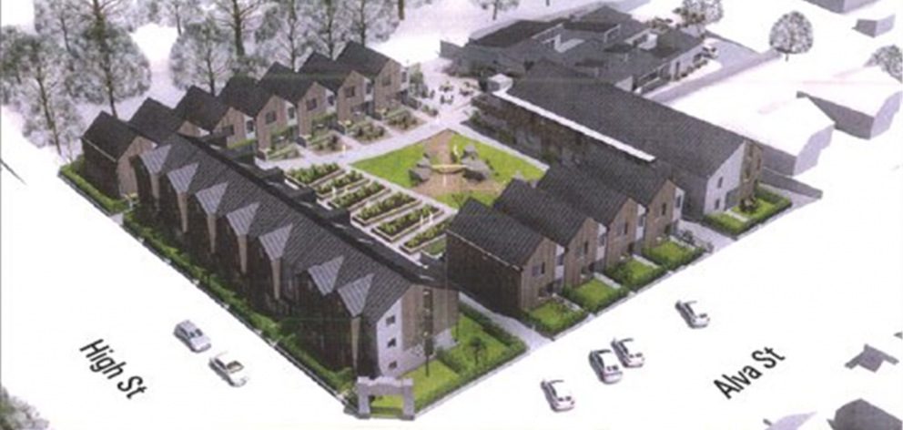 The proposed Urban Cohousing Otepoti Ltd development. Image: ODT files