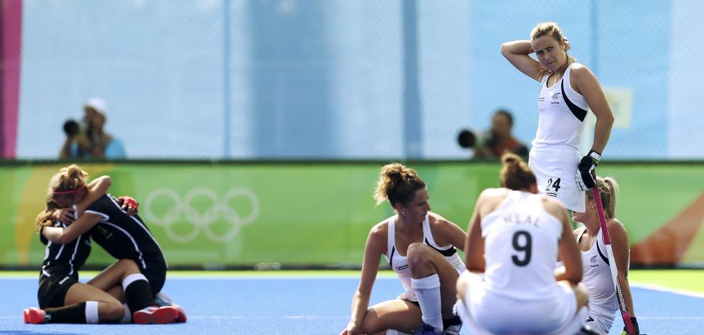 New Zealand players are left wondering where it all went wrong after losing their bronze medal...