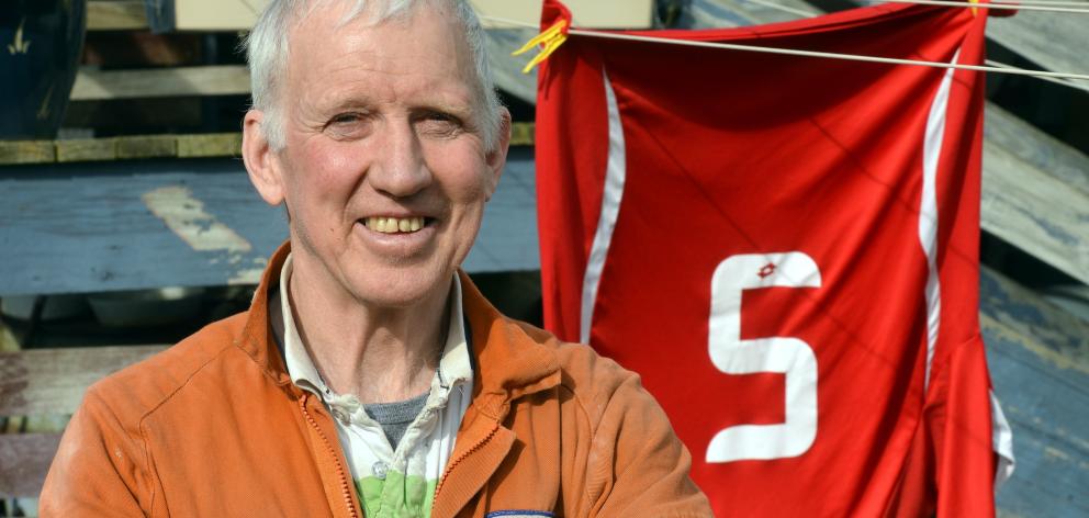 Veteran Balclutha defender Alf Nicol waited 38 years for a second title. Photo: Stephen Jaquiery.