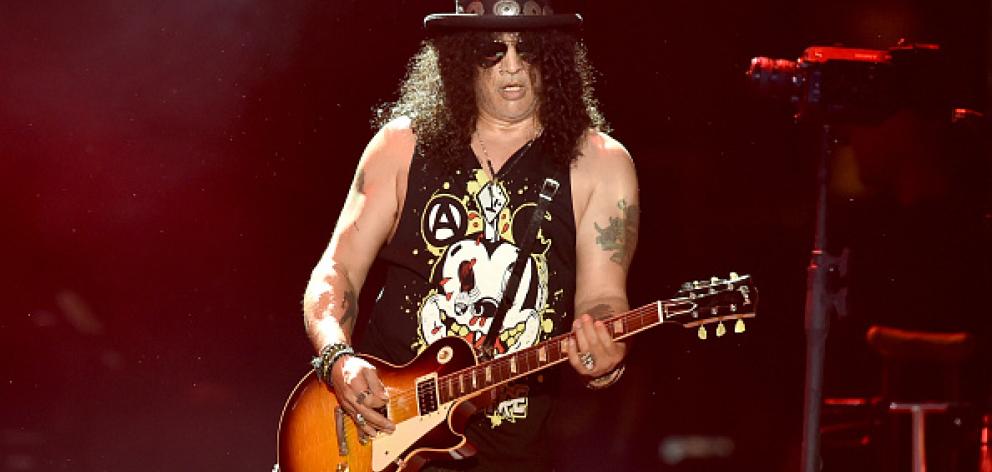 Guns N' Roses axeman Slash. Photo Getty