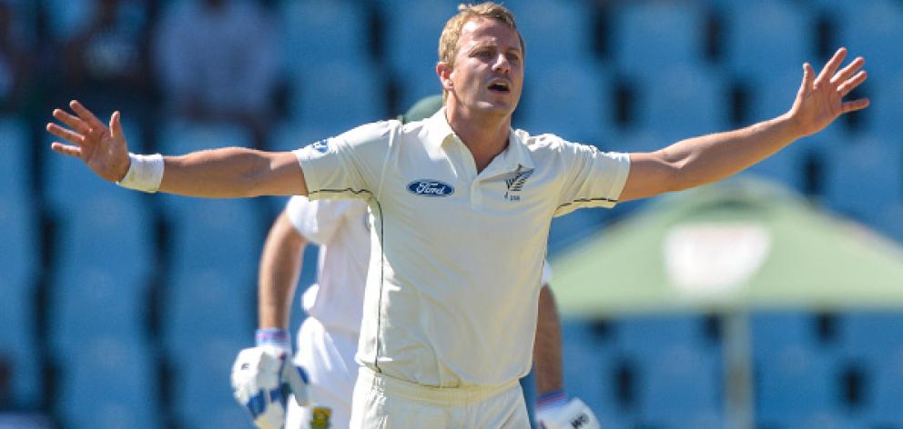 Neil Wagner took two of the three South African wickets to fall on day one. Photo Getty