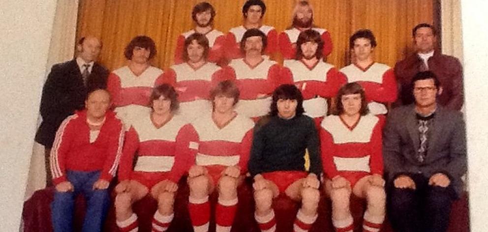 The successful Balclutha team from 1978. Nicol is second from the left on the bottom row. Photo:...