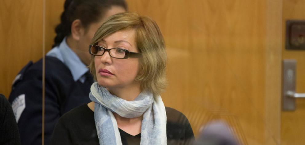 Eli Devoy in the Auckland District Court this morning. Photo: NZ Herald