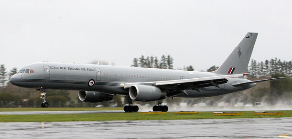 There was some drama for those onboard a NZ Air Force Boeing 757 soon after take-off this morning...