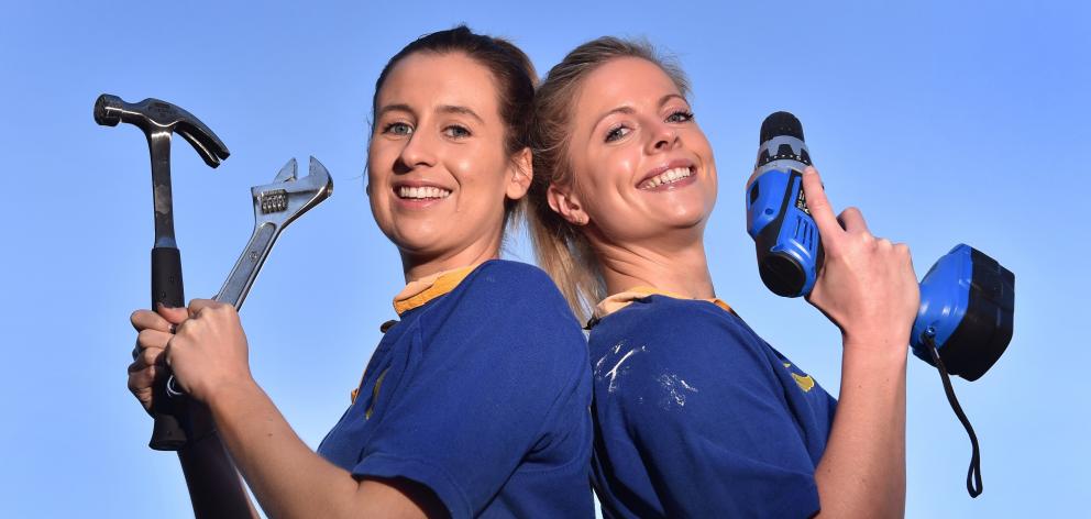 Courtney Mackay (25, left) and Emma Diamond (27), of Dunedin, won $300,000 on the TV show The...