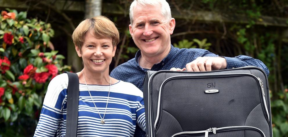  Former St Clair School principal Richard Newton and wife Chris are busy preparing for their move...