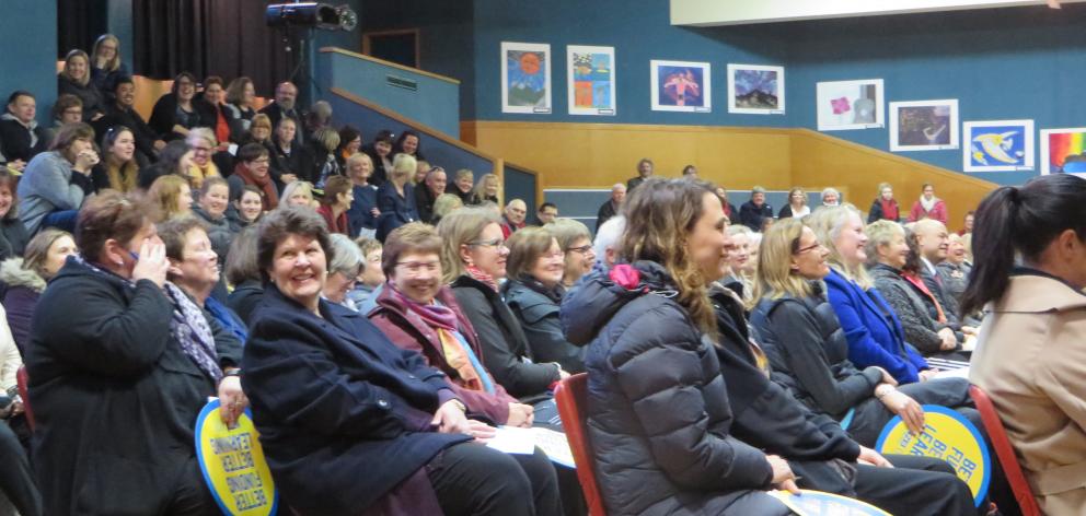 Part of the Oamaru gathering at St Kevin’s College.  