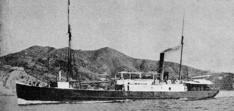 The Wanganui Steam Packet Company’s Stormbird, wrecked at Wanganui was the oldest iron vessel...