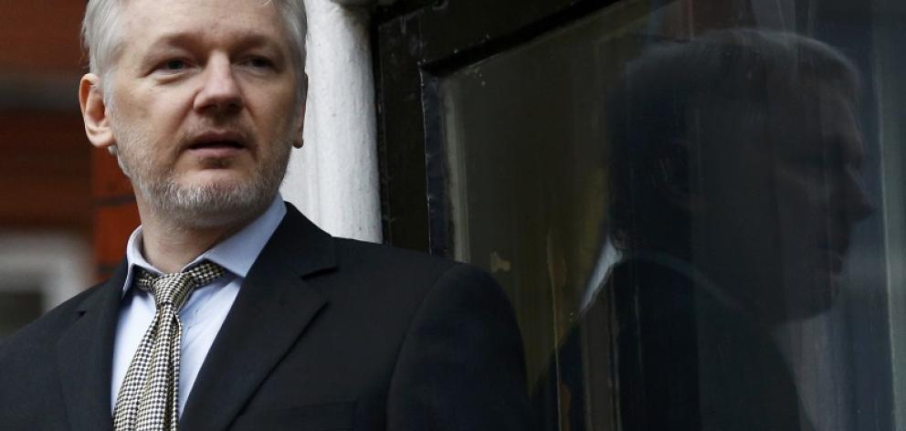 Julian Assange sought asylum in the Ecuadorian embassy in London in June 2012. Photo: Reuters