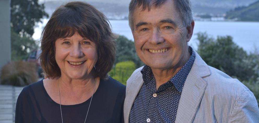 Dunedin Mayor Dave Cull and wife Joan Wilson after Mr Cull won the mayoralty for a third term at...