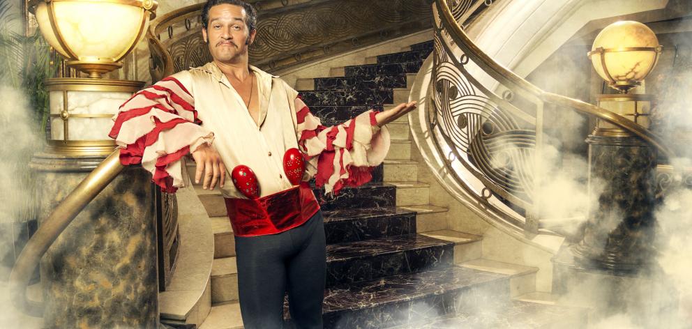 Comedian Barnie Duncan as his alter ego DJ Juan Vesuvius at a hotel foyer in China on a recent...