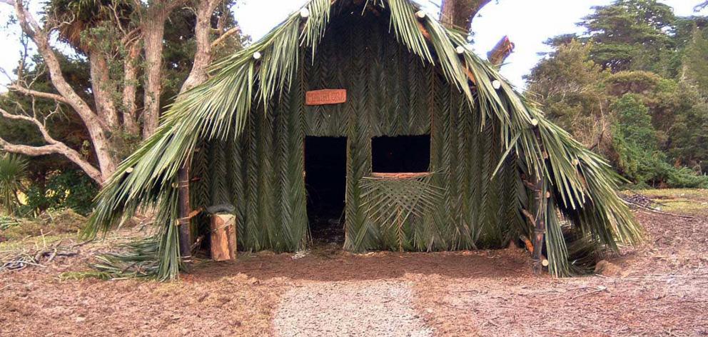This year’s Vogel Street  Party and Mauri Ora whare nikau — a traditional Maori dwelling built at...