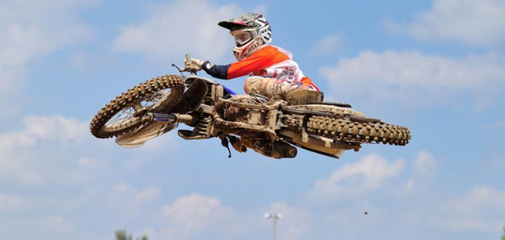 Young Kiwi motocross rider Dylan Walsh who is trying to crack the big time in America. Photo: NZ...