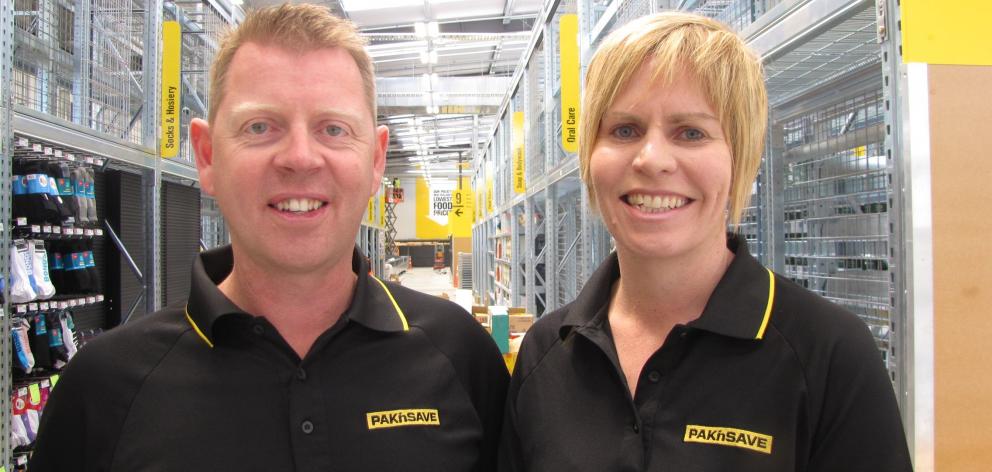 Michelle and Anthony King are opening Pak’nSave Queenstown on November 3. Photo: Philip Chandler.