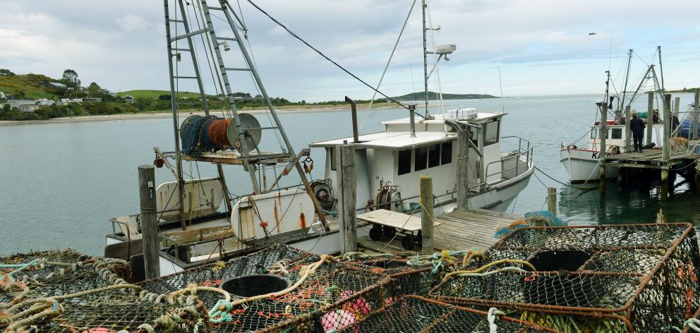 The commercial fishing boat Schemer, skippered by Gary Homan, at Taieri Mouth. Photos: Stephen...