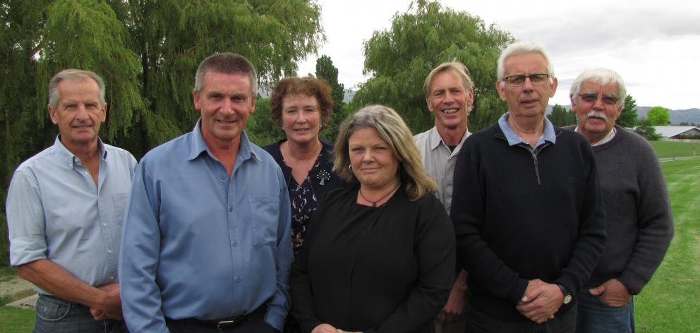 Vincent Community board members (from left) Brian Fitzgerald, Russell Garbutt, Claire Goudie,...