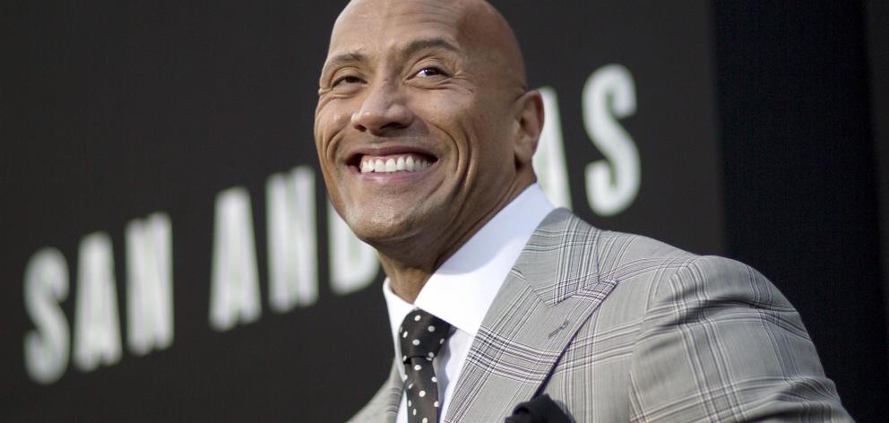 'The Rock' talks a future in politics, including potential White House run. Photo: Reuters