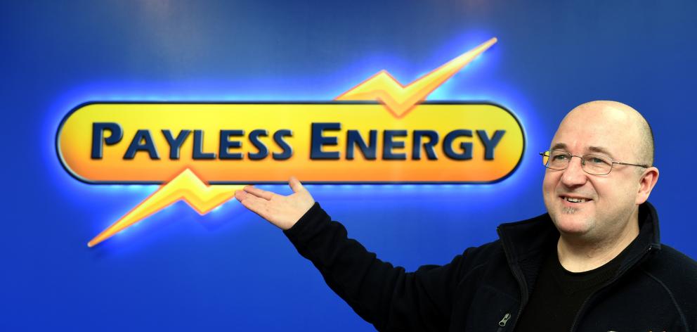 Radek Mierzejewski, from Dunedin’s Payless Energy. Photo: Peter McIntosh.