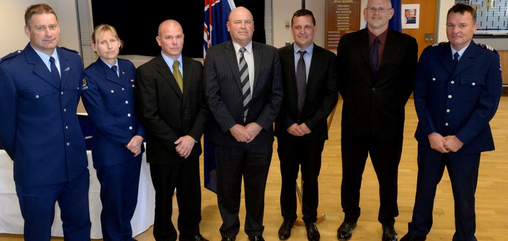 Operation Steelers members (from left) Constable Dean Rogers, Senior Constable Sandra Agnew,...