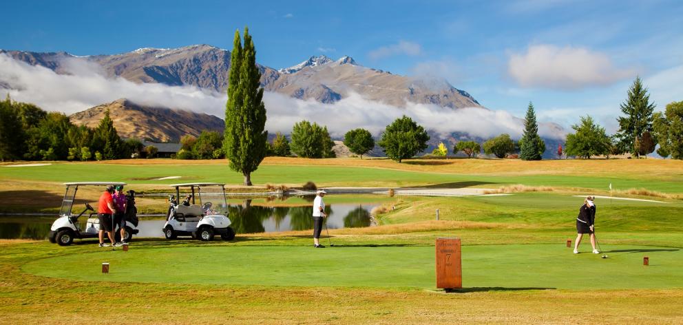 Millbrook Resort, near Arrowtown, was named best golf hotel in Oceania at the 2016 World Golf Awards. Photo from Millbrook Resort.