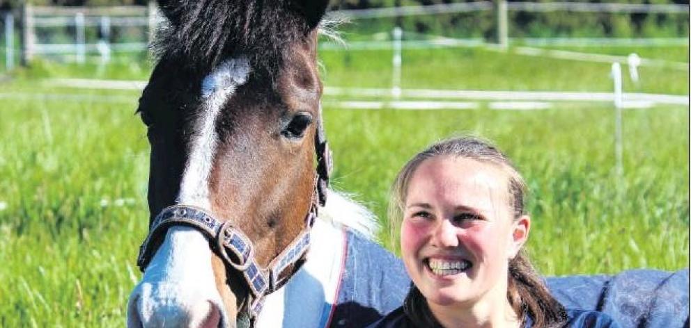 Talia Allison with Mustang Puzzle Me. Photo: Supplied