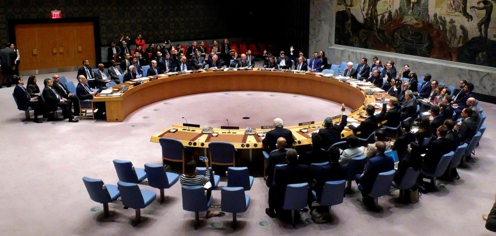 The UN Security Council meets. Photo: Reuters