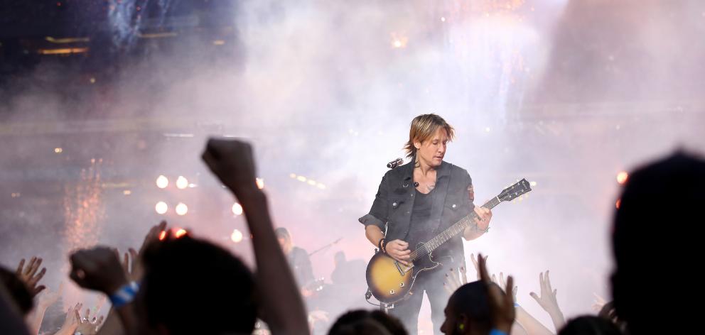 Keith Urban performs. Photo: Getty Images